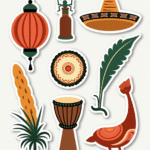 Travel & Exploration - Sticker Sheet v16